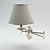 Sleek Geometry Sconce 3D model small image 1