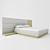 Sleek Stylish Bed - Modern Elegance 3D model small image 1