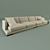 Plush Comfort Lancaster Sofa 3D model small image 1