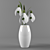 Winter's Whisper: Snowdrop Bouquet 3D model small image 1