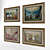 Winter Palace Watercolor Frames 3D model small image 2