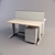 Solo Office Table | Modern Design 3D model small image 1