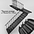  Foundry Yard Cast Iron Staircase 3D model small image 1