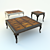 Arte Brotto Set of Three Coffee Tables 3D model small image 1