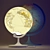 Title: Vintage Globe with Glow 3D model small image 2