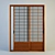 Shoji Door: Translucent Elegance 3D model small image 1