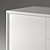 Matte 4-Drawer Chest 3D model small image 2