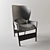 Modern Minimalist HETA Chair 3D model small image 1