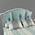 Greca Collection: Frari Bed & Drawer Set 3D model small image 2