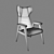 Cerva Fendi Casa Chair 3D model small image 2