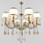 Title: Elegant Vintage Chandelier 3D model small image 1