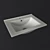 Modern Style Sink 600x460 3D model small image 1