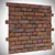Brick Geometry Wall Tile 3D model small image 1