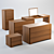 TOMASELLA Modo 4-Piece Furniture Set 3D model small image 1