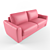 Marinelli Carbone - Luxury Leather Sofa 3D model small image 2