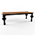 Elegant Dialma Brown Table 3D model small image 1