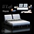 Elegant Hoyos Bed by IL Loft 3D model small image 1