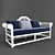 Cozy Cushion Sofas 3D model small image 1