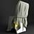 Elegant Chair Cover 3D model small image 1