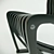  Modern Stripe Design Chair - Kingly Comfort 3D model small image 3