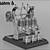 Stirling Engine Tattoo Machine 3D model small image 2