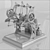 Stirling Engine Tattoo Machine 3D model small image 3