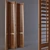 Authentic Wood Shutters: Multiple Opening Options, Sectional Assembly. Genuine Sizes. 3D model small image 1