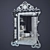 Elegant Venetian Mirror: "Margery 3D model small image 1