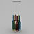 Designer Chandelier: Jar RGB 3D model small image 1