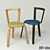 Elegant Oak & Plywood Joy Chair 3D model small image 1