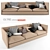Luxurious Comfort: Oltre Sofa 3D model small image 1