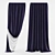 Individual Curtain Panels 3D model small image 1