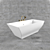 Luxury Slipper Bath A5 3D model small image 2