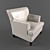 Marianne Armchair: Classic Comfort and Style 3D model small image 1