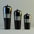 Sleek Aluminum Vase Collection 3D model small image 1