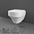 Title: AM PM Inspire Hanging Toilet 3D model small image 1