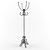 Elegant Iron Hanger 3D model small image 1