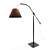 Modern Floor Lamp with Textured Design 3D model small image 1