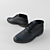 Stylish Leather Men's Shoes 3D model small image 1