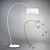 Divina Arco Floor Lamp 3D model small image 1