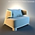 Luxury Villa Chair by Costantini Pietro 3D model small image 1