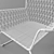 Hegsten Rattan-inspired Chair 3D model small image 2