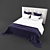 Luxury Linen Bedding Set 3D model small image 1