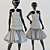 Versatile Dress: 2 Poses 3D model small image 2