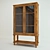 Elegant Glass Cabinet from Pottery Barn 3D model small image 1