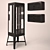 Sleek Showcased Wardrobe with Mounted Cabinet 3D model small image 3