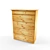 Compact 5-Drawer Locker 3D model small image 1