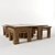 Russian-English Translation 
Title: Midpoint Coffee Table 3D model small image 2