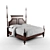 Classic Bed 3D model small image 1