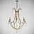 Elegant Crystal Chandelier 3D model small image 1